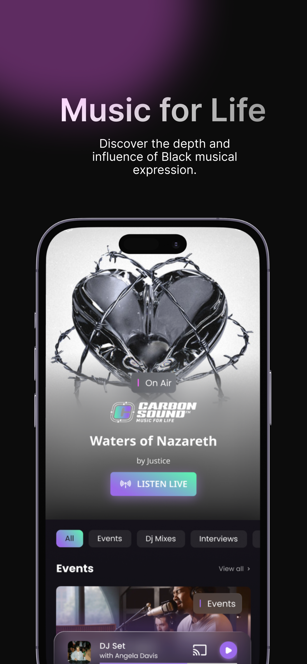 Carbon Sound screen 1